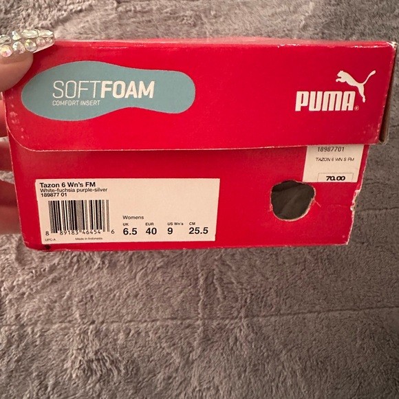 Brand New In Box Woman’s Puma Sneakers size 9 - Picture 6 of 7